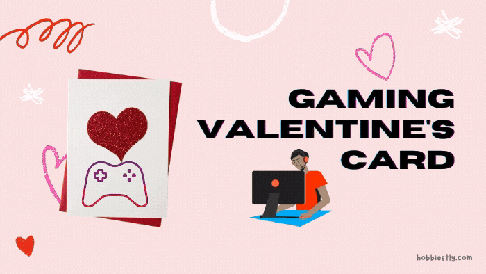 Gaming valentines day card