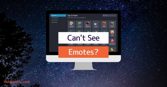 Why Can’t I See Emotes on Twitch Chat